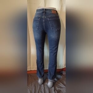 A Leith High Rise Crop Flare Leg Jeans
